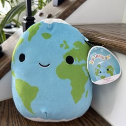 Squishmallow Earth Plush 8” H 