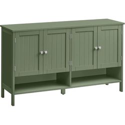 Shoe Cabinet, 3-Tier Shoe Storage Organizer, Shoe Shelf, Modern Country Cabinet, Freestanding Cabinet with Height-Adjustable Shelf, 13.8 x 47.2 x 27.6
