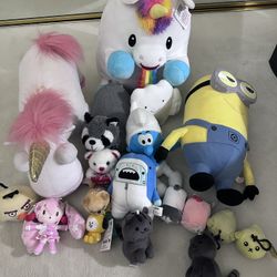 Assortment of Plushies 
