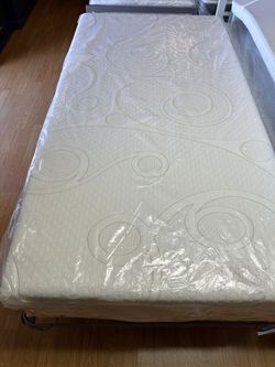 Twin Size White Memory Foam