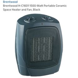 Brentwood Portable Ceramic Heater  And Fan