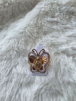 Anillos de Virgen de Guadalupe en 14KT