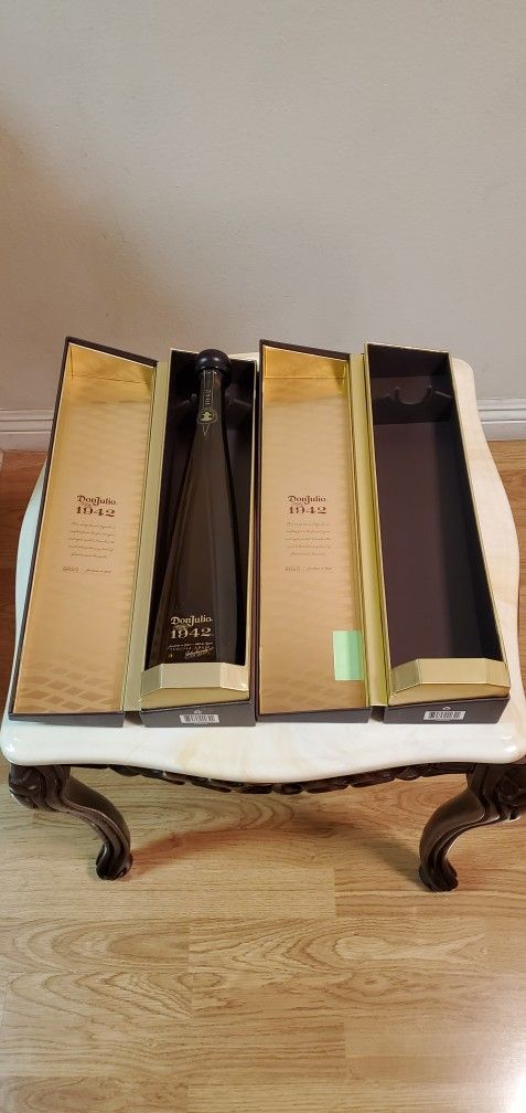 Donjulio 1942 Empty Bottle and 2 Boxes