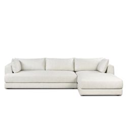 Sectional Gray New - 122” Long - Chaise Sofa For Home / Office- Same Day Delivery 🚚 
