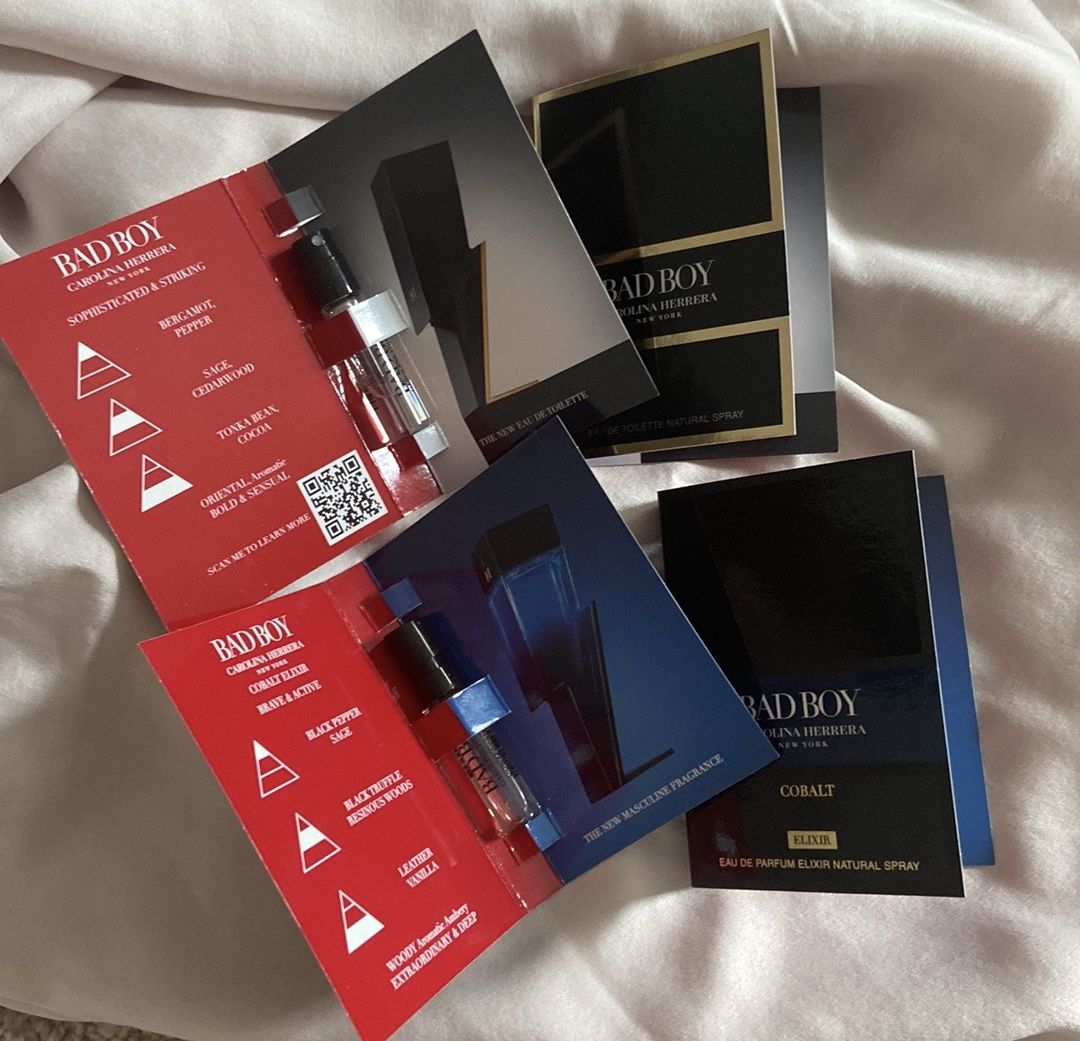 4 pc bad boy, Men’s Fragrance samples