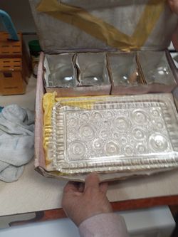 1950 Vintage Anchor Glass 