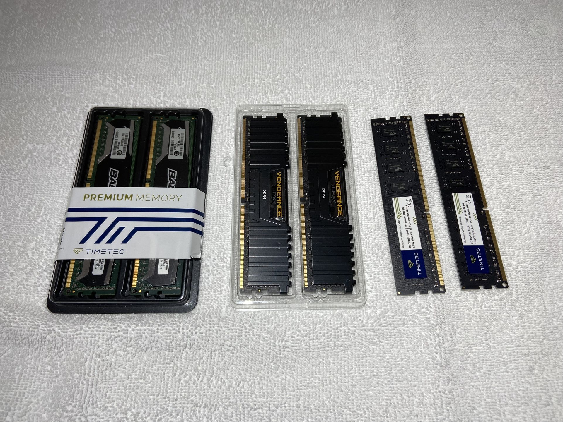 DDR3 & DDR4 ram