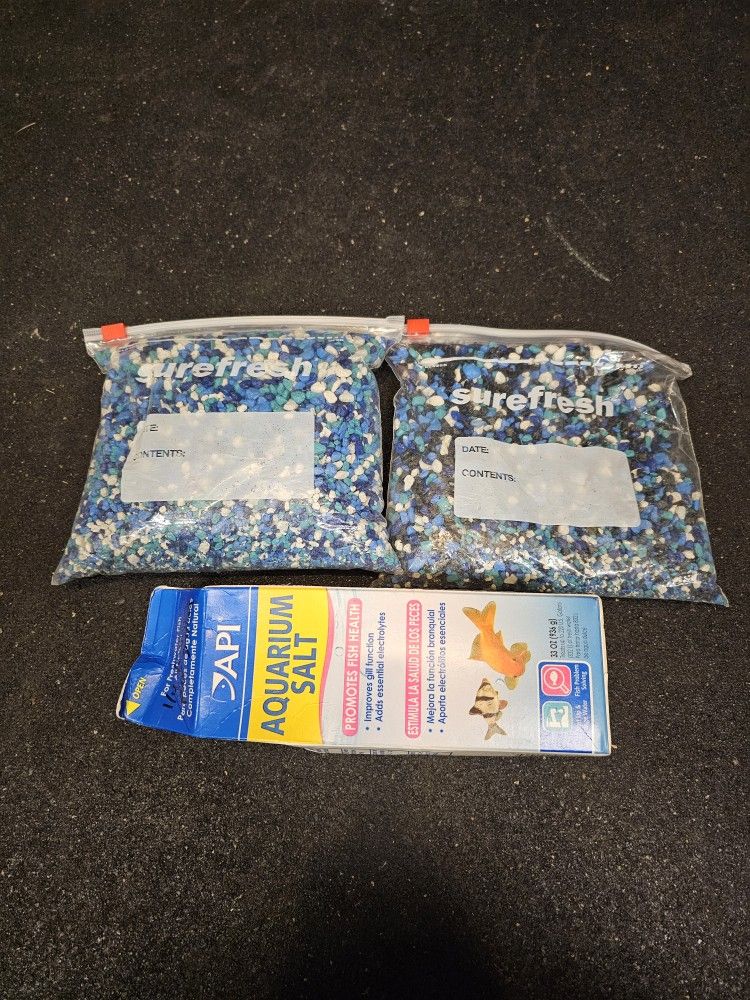 Aquarium Gravel And Aquarium Salt