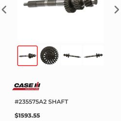 Case Agriculture #235575A2 Shaft