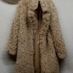 Faux Fur Peacoats Two Available 