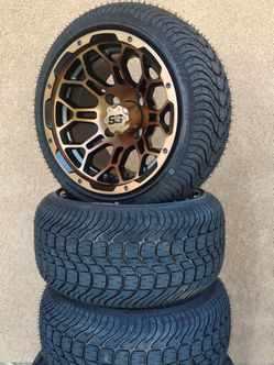 12" golf cart wheels and tires 215/35-12
