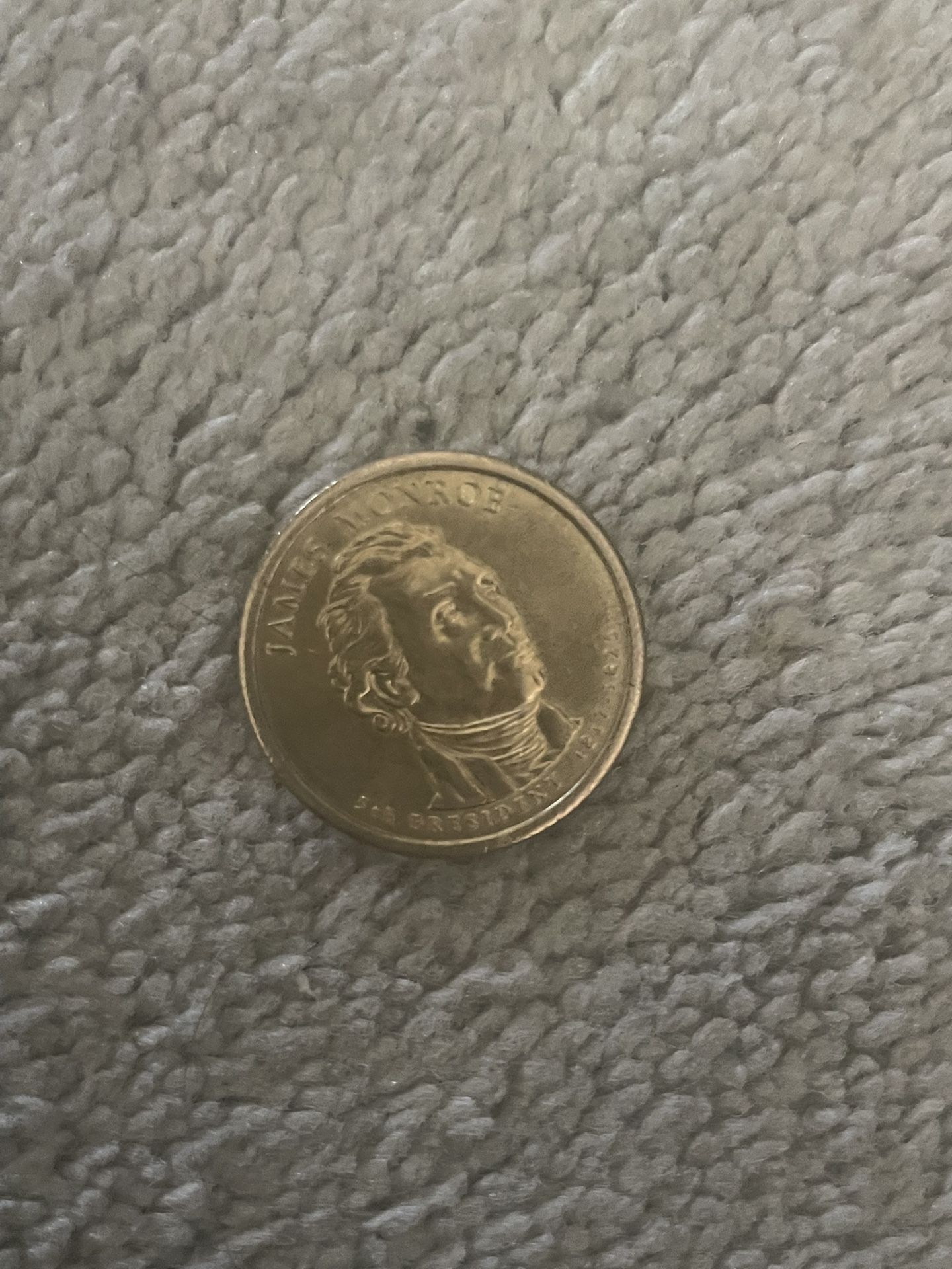 1$ Coin From 1(contact info removed) President James Morone