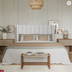 Wayfair Ophelia & Co. Modern Velvet Upholstered Platform Bed