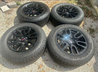 GMC CHEVROLET SILVERADO SIERRA AT4 20'INCH WHEELS TAKEOFFS