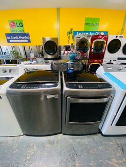 Washer and dryer no credit needed
