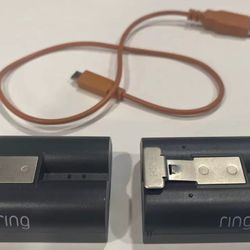 TWO Ring Rechargeable Batteries 