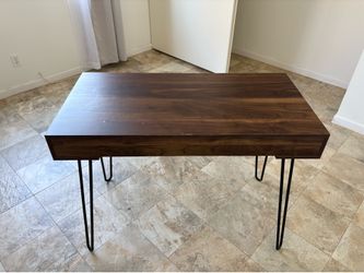 Brown desk