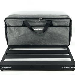 Ghost Fire Large Guitar Pedal Board Aluminum Alloy 4.21lb 27.5''x12.5'' with Carry Bag