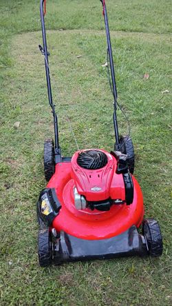 Troy bilt lawnmower running  condition