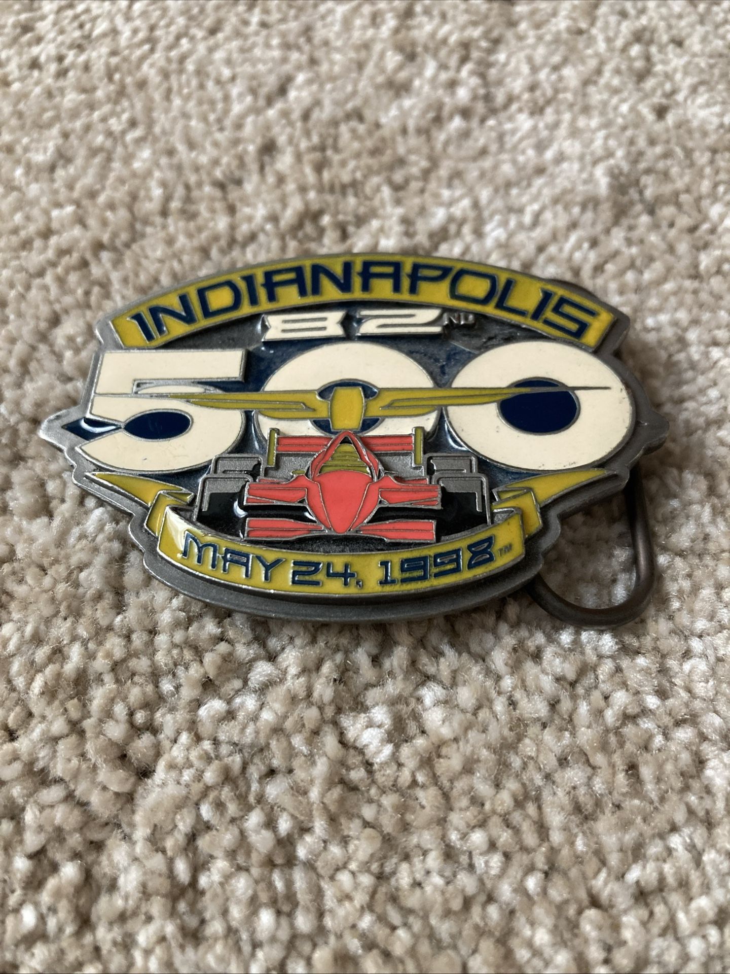 1998 Indy 500 Belt Buckle Limited Edition