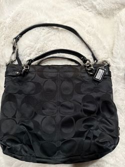 Coach Signature Hobo Bag Black