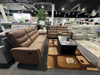 2 PC RECLINER SOFA AND LOVESEAT