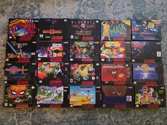 Lot of 20 Replacement Snes Boxes, Brand New.  Read The Description.