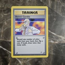 Pokemon Blaines Gamble