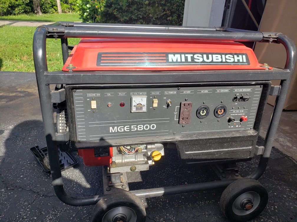 Mitsubishi mge5800 5800 watt generator