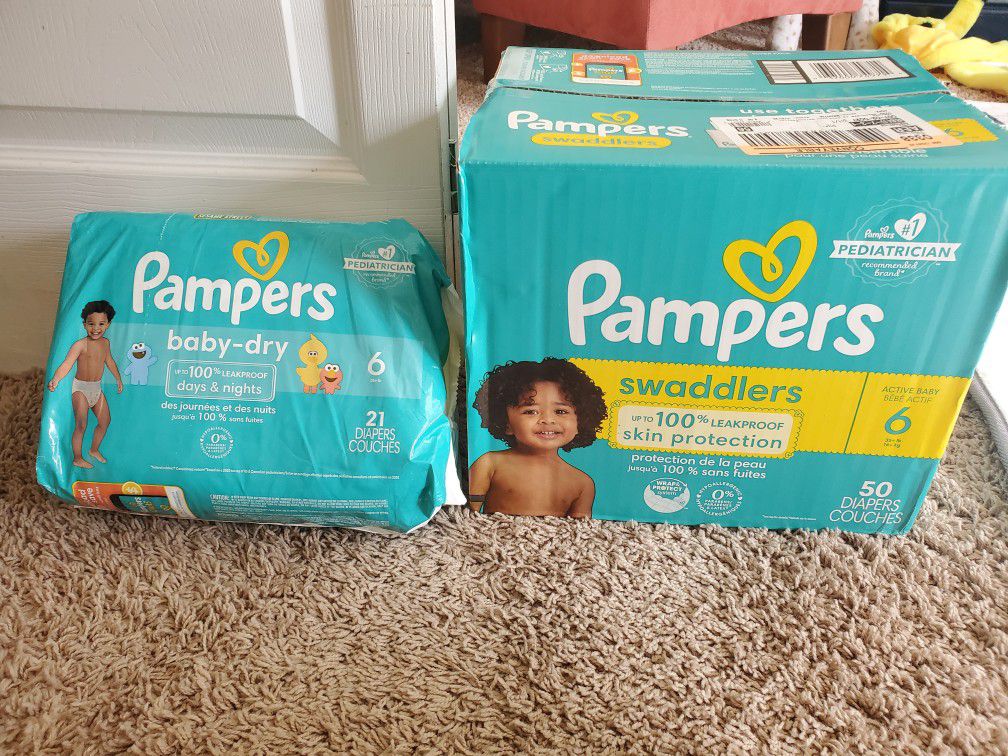 Diapers Size 6 (171 Diapers) Unopened Boxes