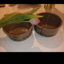 Handmade Ceramic Bowls - Set of 2