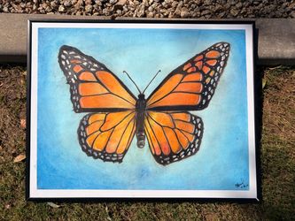 Hand Painted Butterfly
