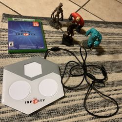 Xbox One Disney Infinity 2.0 Game CIB + Disney Infinity Portal + 5 Game Charecter Figures 