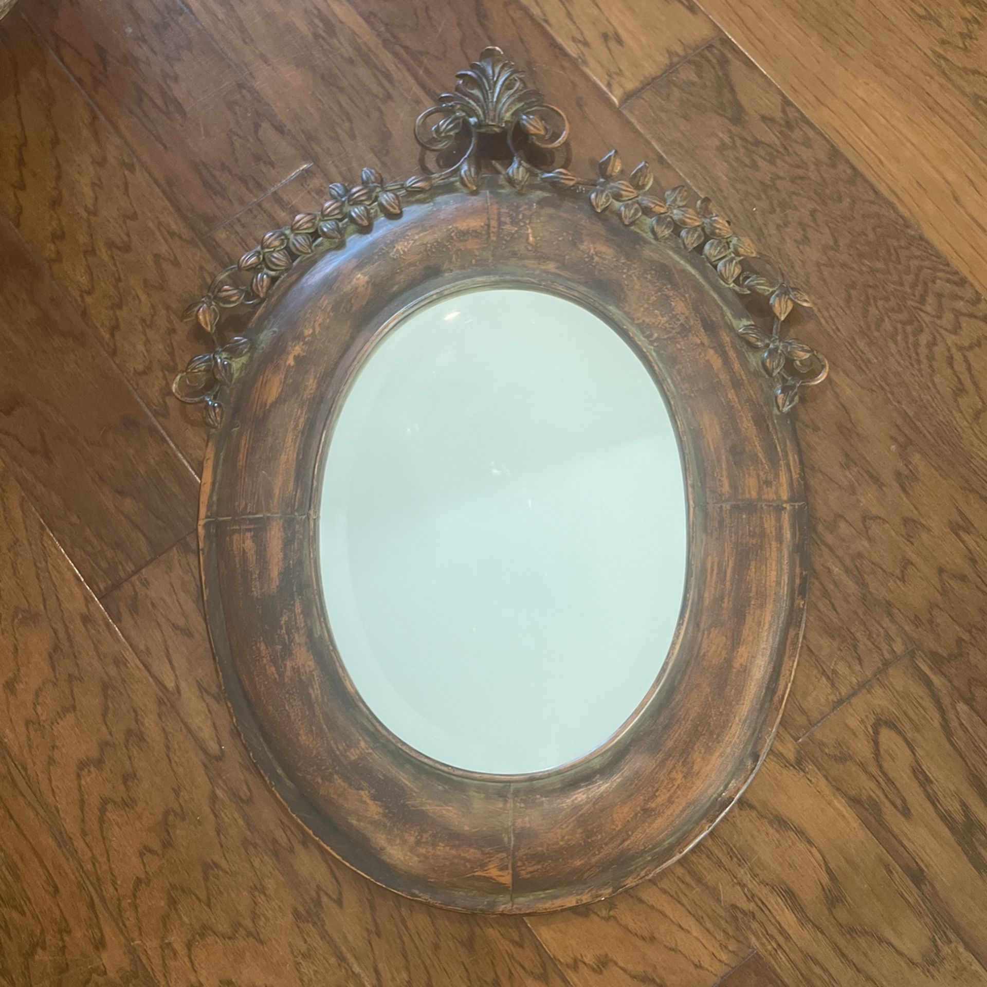 Oval Metal Mirror
