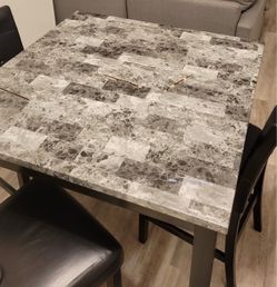 Table and 3 chairs