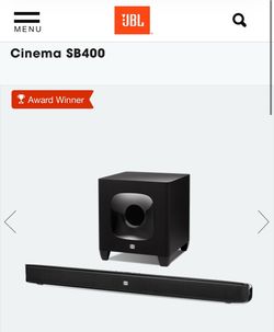 JBL Cinema SB400 Soundbar with Subwoofer