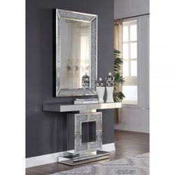 Brand New Glam Diamond Accent Table 