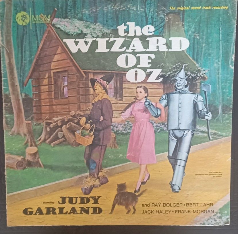 THE WIZARD OF OZ- Judy Garland (1969) MGM Soundtrack Reissue LP~ EX/VG+