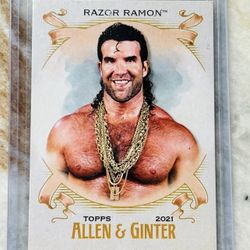 2021 Topps Heritage Allen & Ginter WWE #AG-16 Razor Ramon Wrestling Card