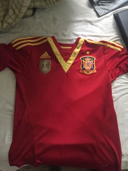 Authentic Spain jersey 2010 World Cup
