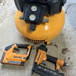 Bostitch Compressor and Nailers