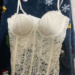 garage lace corset top