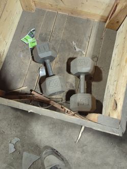 45 lbs dumbbell