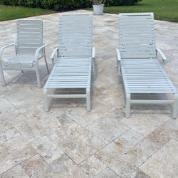 Lounge Chairs, And One Chair