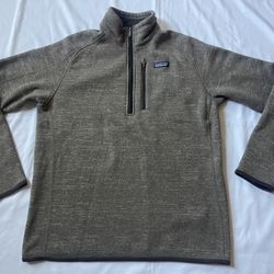 Patagonia Better Sweater Men Fleece Pullover Sweatshirt 1/4 Zip Long Sleeve L
