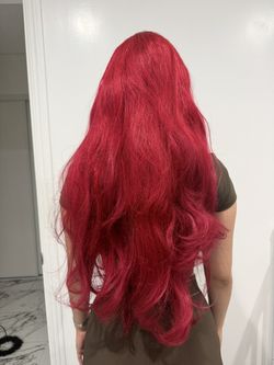 Halloween Red Wig