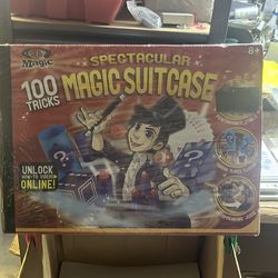 Ideal Magic Spectacular Magic Suitcase, Easy Way to Learn Magic Tricks with Props, Perfect for Beginner Magicians, Over 100 Tricks