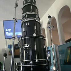 JUST LOWERED PRICE $100! 6 Rogue  COMPLETE DRUM SET with Foot Pedal and stands