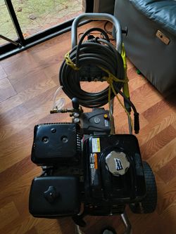 Gas-Powered Pressure Washer with Hose and Wand