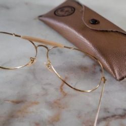  VINTAGE B&L RAY-BAN 62[]14 OUTDOORSMAN II AVIATOR GLASSES FRAMES